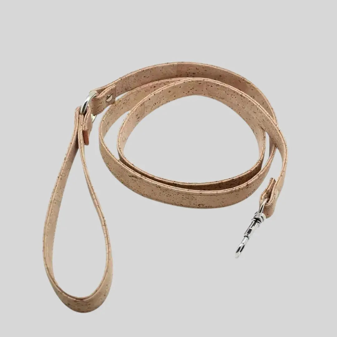 Pet Dog Leash & Collar Cork Leather DUO I HUGOM I Wholesale